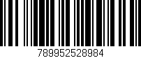 Código de barras (EAN, GTIN, SKU, ISBN): '789952528984'