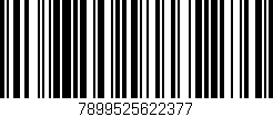Código de barras (EAN, GTIN, SKU, ISBN): '7899525622377'