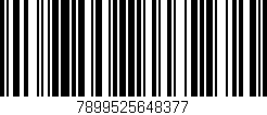 Código de barras (EAN, GTIN, SKU, ISBN): '7899525648377'