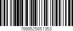 Código de barras (EAN, GTIN, SKU, ISBN): '7899525651353'