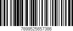 Código de barras (EAN, GTIN, SKU, ISBN): '7899525657386'