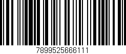 Código de barras (EAN, GTIN, SKU, ISBN): '7899525666111'