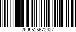 Código de barras (EAN, GTIN, SKU, ISBN): '7899525672327'