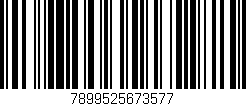Código de barras (EAN, GTIN, SKU, ISBN): '7899525673577'
