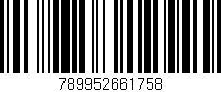 Código de barras (EAN, GTIN, SKU, ISBN): '789952661758'