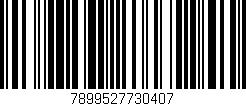 Código de barras (EAN, GTIN, SKU, ISBN): '7899527730407'