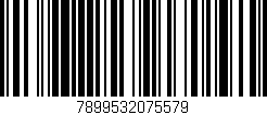 Código de barras (EAN, GTIN, SKU, ISBN): '7899532075579'