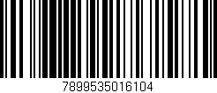 Código de barras (EAN, GTIN, SKU, ISBN): '7899535016104'