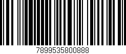 Código de barras (EAN, GTIN, SKU, ISBN): '7899535800888'