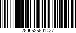 Código de barras (EAN, GTIN, SKU, ISBN): '7899535801427'