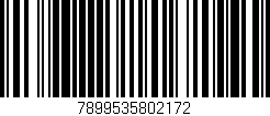 Código de barras (EAN, GTIN, SKU, ISBN): '7899535802172'