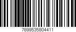 Código de barras (EAN, GTIN, SKU, ISBN): '7899535804411'