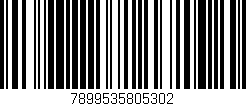 Código de barras (EAN, GTIN, SKU, ISBN): '7899535805302'