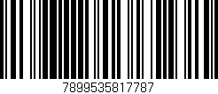 Código de barras (EAN, GTIN, SKU, ISBN): '7899535817787'