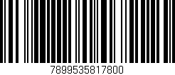Código de barras (EAN, GTIN, SKU, ISBN): '7899535817800'