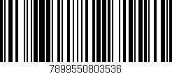Código de barras (EAN, GTIN, SKU, ISBN): '7899550803536'