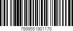 Código de barras (EAN, GTIN, SKU, ISBN): '7899551901170'