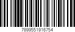 Código de barras (EAN, GTIN, SKU, ISBN): '7899551916754'