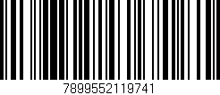 Código de barras (EAN, GTIN, SKU, ISBN): '7899552119741'