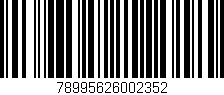 Código de barras (EAN, GTIN, SKU, ISBN): '78995626002352'