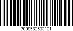 Código de barras (EAN, GTIN, SKU, ISBN): '7899562603131'