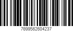 Código de barras (EAN, GTIN, SKU, ISBN): '7899562604237'