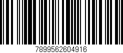 Código de barras (EAN, GTIN, SKU, ISBN): '7899562604916'