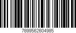 Código de barras (EAN, GTIN, SKU, ISBN): '7899562604985'
