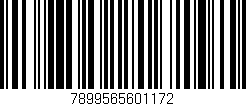 Código de barras (EAN, GTIN, SKU, ISBN): '7899565601172'