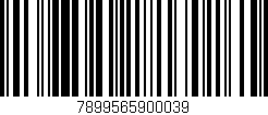 Código de barras (EAN, GTIN, SKU, ISBN): '7899565900039'