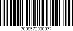 Código de barras (EAN, GTIN, SKU, ISBN): '7899572800377'