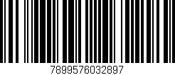 Código de barras (EAN, GTIN, SKU, ISBN): '7899576032897'