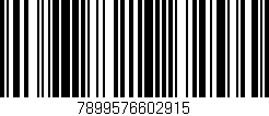 Código de barras (EAN, GTIN, SKU, ISBN): '7899576602915'