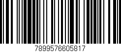 Código de barras (EAN, GTIN, SKU, ISBN): '7899576605817'