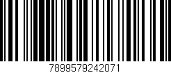 Código de barras (EAN, GTIN, SKU, ISBN): '7899579242071'