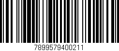 Código de barras (EAN, GTIN, SKU, ISBN): '7899579400211'