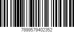 Código de barras (EAN, GTIN, SKU, ISBN): '7899579402352'