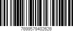 Código de barras (EAN, GTIN, SKU, ISBN): '7899579402628'