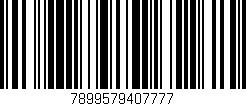 Código de barras (EAN, GTIN, SKU, ISBN): '7899579407777'