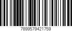 Código de barras (EAN, GTIN, SKU, ISBN): '7899579421759'