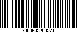 Código de barras (EAN, GTIN, SKU, ISBN): '7899583200371'