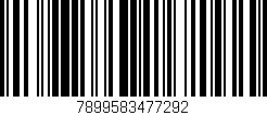 Código de barras (EAN, GTIN, SKU, ISBN): '7899583477292'