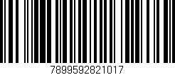 Código de barras (EAN, GTIN, SKU, ISBN): '7899592821017'