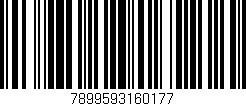 Código de barras (EAN, GTIN, SKU, ISBN): '7899593160177'