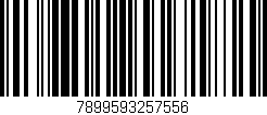 Código de barras (EAN, GTIN, SKU, ISBN): '7899593257556'