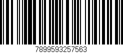 Código de barras (EAN, GTIN, SKU, ISBN): '7899593257563'