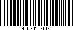 Código de barras (EAN, GTIN, SKU, ISBN): '7899593361079'