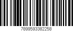 Código de barras (EAN, GTIN, SKU, ISBN): '7899593382258'
