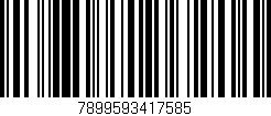 Código de barras (EAN, GTIN, SKU, ISBN): '7899593417585'