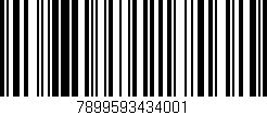Código de barras (EAN, GTIN, SKU, ISBN): '7899593434001'